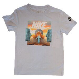 NWT Nike Air Gray Festival Graphic T-Shirt Sz 6